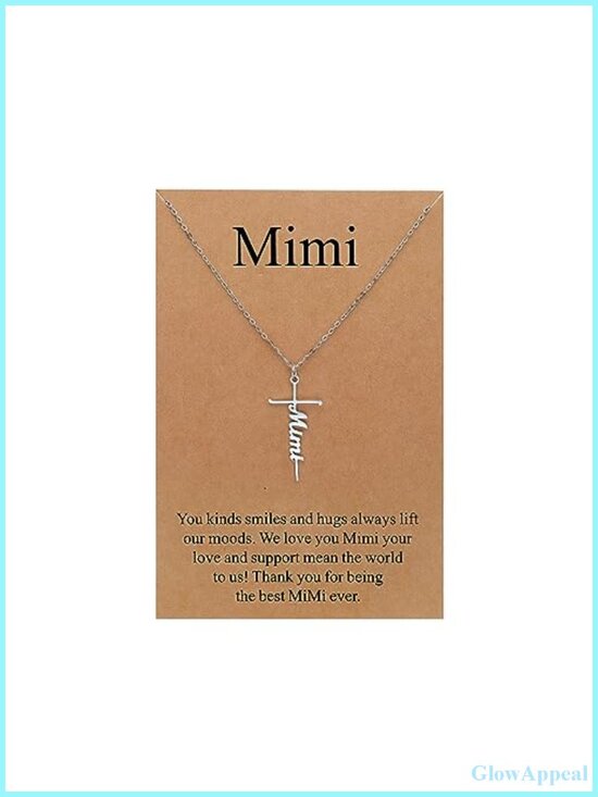 Jewelry - Mimi Cross Necklace Stainless Steel Christian Religious Gift